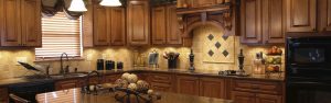 A beautiful interior of a custom kitchen